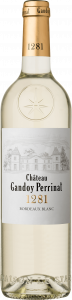 CHATEAU GANDOY PERRINAT 1281 AOC BORDEAUX WHITE DRY WINE